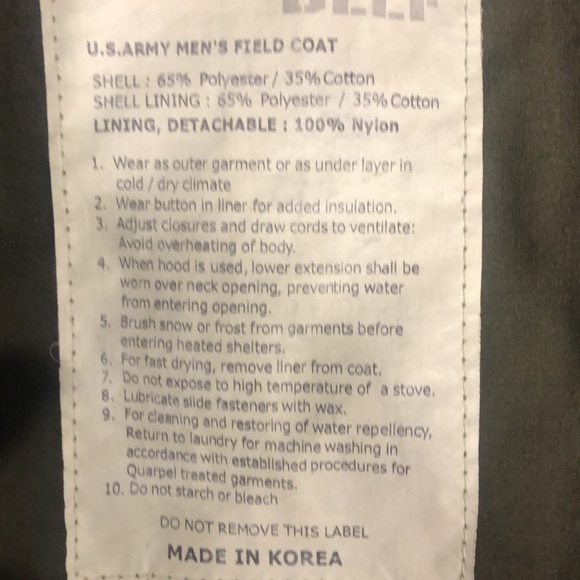 U S Army Delf Coat🇺🇸 - Picture 9 of 11